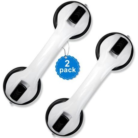 MoveCatcher Suction Grab Bars for Bathroom  Shower Handle  Handicap Grab Bars