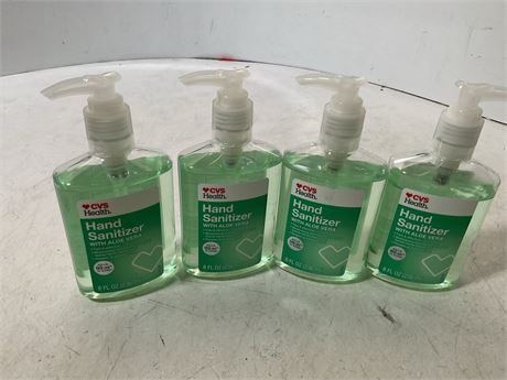 hand sanitizer 8 fl oz /4 bottles
