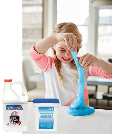 Elmer S Liquid School Glue  Washable  Great for Making Slime  1 Gallon  1 Count