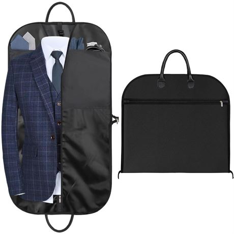 43" Suit Bags for Men Travel, Travel Garment Bag Carry on, Durable Thick Oxford