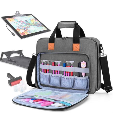 OFFSITE LUXJA Carrying Bag for A4 Light Pad and Diamond Painting Tools,