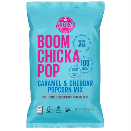 Angie's BOOMCHICKAPOP Caramel & Cheddar Popcorn Mix, 6 oz.