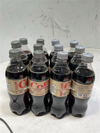 Diet Coke Caffeine-Free Soda Pop Bottles, 16.9 fl oz, 12 Pack