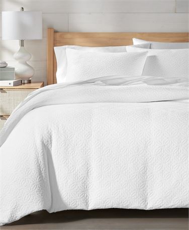 Charter Club Lattice Medallion 2-Pc. Duvet Cover Set, Twin, Exclusively at