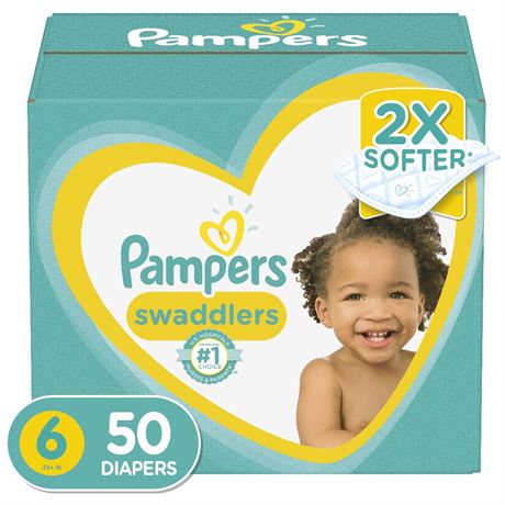 Pampers Swaddlers Super S6 1X50EA