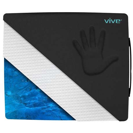 Vive Wheelchair Cushion - Gel Seat Pad for Coccyx, Orthopedic Back Support,