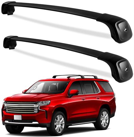 Heavy Duty 330lb Roof Rack Cross Bars Compatible with Chevrolet Suburban &