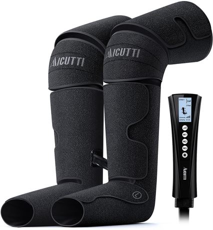 Christmas Gifts for Women, Men, Air Compression Foot and Leg Massager with Heat