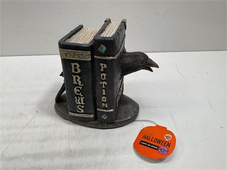 OFFSITE brews & potion raven halloween decor light-up book