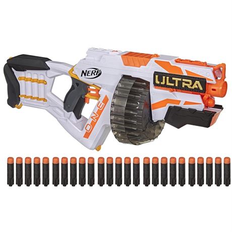 NERF Ultra One Motorized Blaster, 25-Dart Drum (Amazon Exclusive) & DINOSQUAD