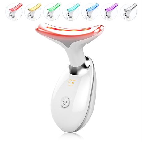 OFFSITE 7 Color Light Based Facial and Neck Massager - Face Massager Tool for