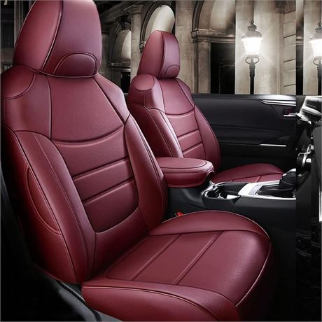 Custom Fit RAV4 Hybrid Car Seat Covers for Select Toyota RAV4 Hybrid (Not for