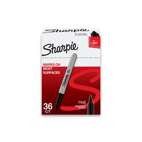 Sharpie San1884739A 1 Mm Permanent Marker With Fine & Bold Marker Point - Pack