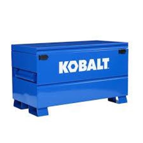 Kobalt 19-in W x 32-in L x 18-in H Blue Steel Jobsite Box