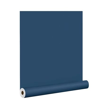 Blue Wallpaper Navy Contact Paper Thicken Peel and Stick Wallpaper 24"x394"