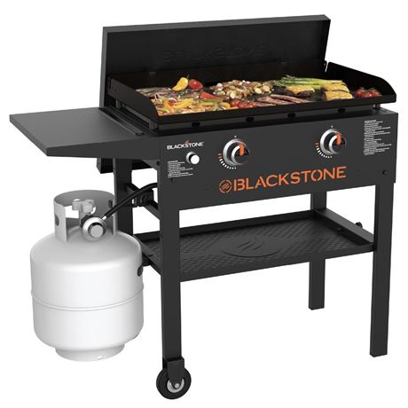 Blackstone Original Outdoor Griddle, 2-Burner 28" Flat Top Grill with Hard