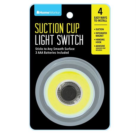 Best Brands Suction Cup Led Push Light-