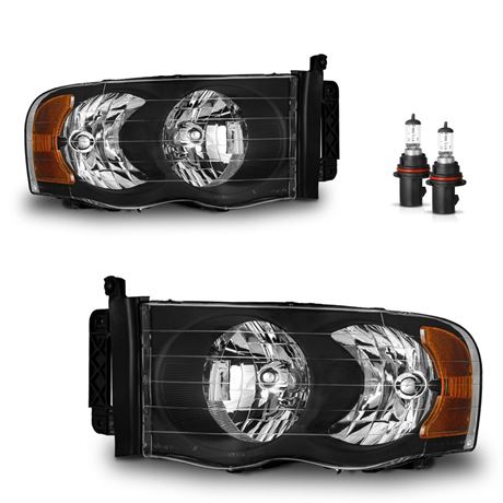 Headlights Assembly for 02-05 Dodge Ram 1500 for 03-05 Dodge Ram 2500/3500