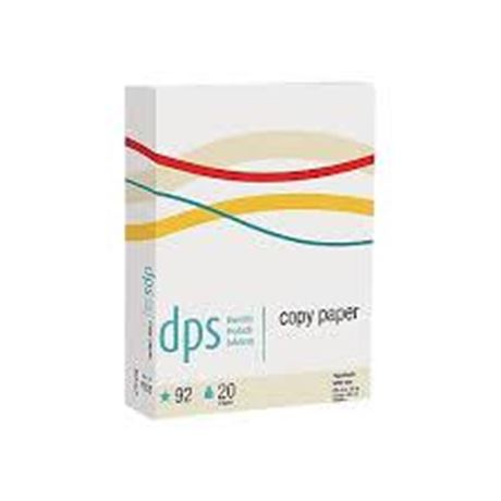 DPS by Staples 30% Recycled 8.5" x 14" Copy Paper, 20 lbs., 92 Brightness, 500