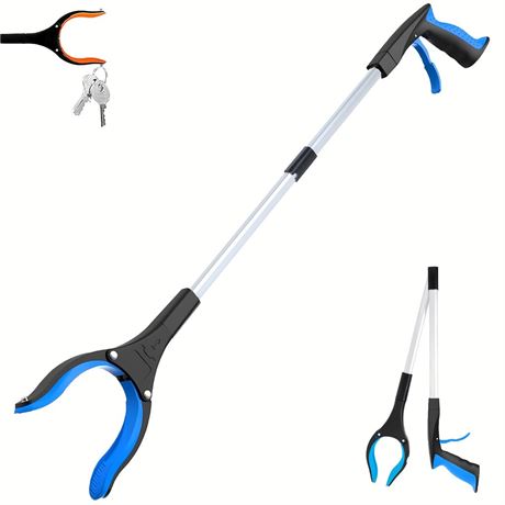 Grabber Reacher Tool - 32” Extra Long Foldable Gripper and Reaching Tool -