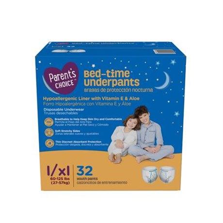 Parent S Choice Unisex Nighttime Bedwetting Underwear  Large-Extra Large  38