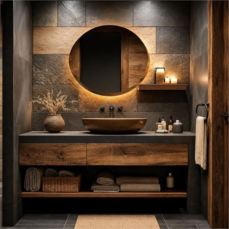 40 in Floating Bathroom Vanity with Sink - Modern Wall Mounted Vanity with