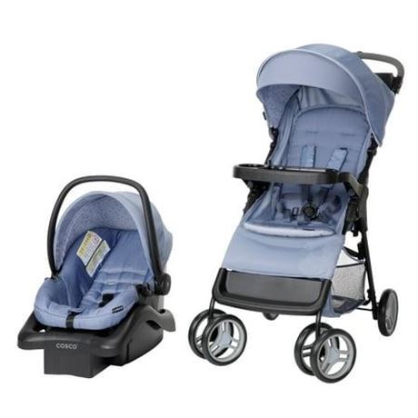 Cosco Kids Lift & Stroll DX Travel System, Chalk Blue, Toddler, Unisex