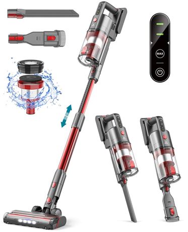 Cordless Vacuum Cleaner for Home, Powerful Lightweight Stick Vacuum with 35