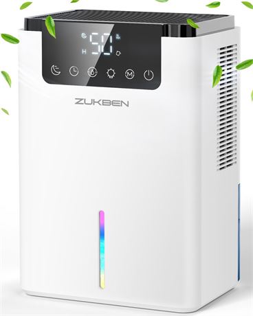 Dehumidifier,75 OZ Quiet Dehumidifier for Home Bedroom Bathroom RV Closet with