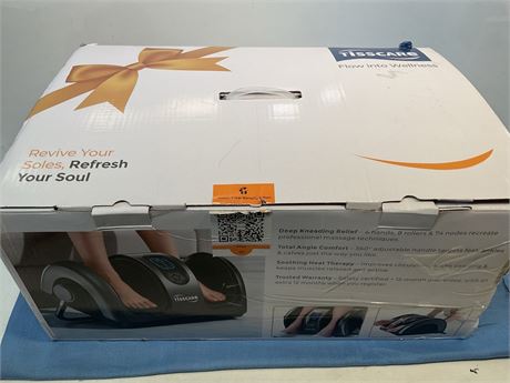 TISSCARE Shiatsu Foot Massager with Heat: FSA HSA Eligible Foot Massager for