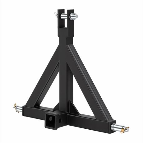 NEWBULIG 3-Point 2 Inch Receiver Trailer Hitch, Corrosion-Resistant Category 1