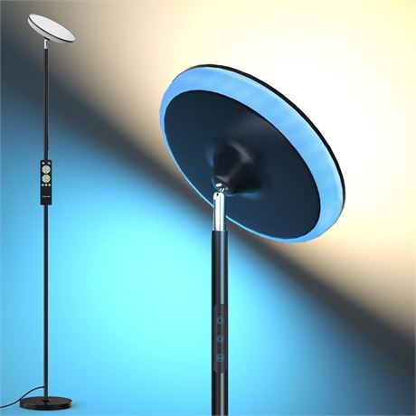 OFFSITE Bright Floor Lamp,42W 3700LM LED Torchiere Floor Lamps for Living Room,