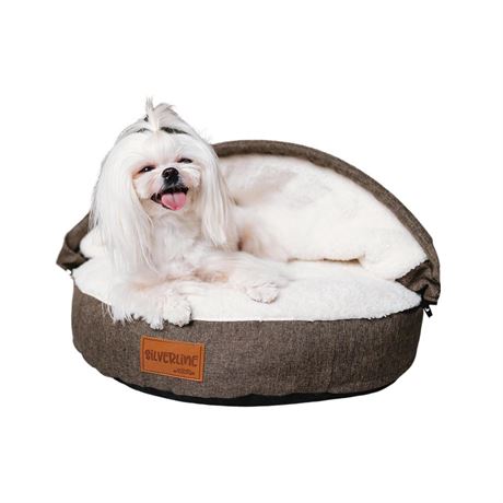 Peek-a-Boo Comfy Cave Pet Bed Dog Bed & Cat Bed, European Construction, Machine