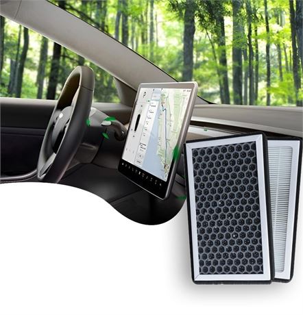 Air Filter HEPA Replacement Compatible with Tesla Model 3 & Tesla Model Y