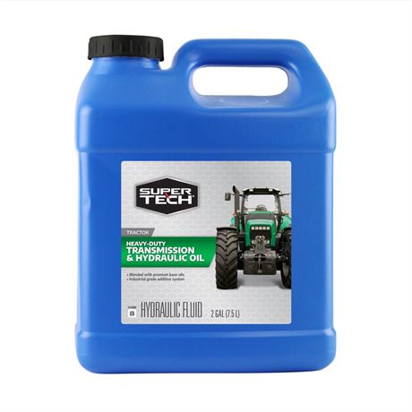 Super Tech Heavy-Duty Tractor Hydraulic & Transmission Fluid, 2 Gallons