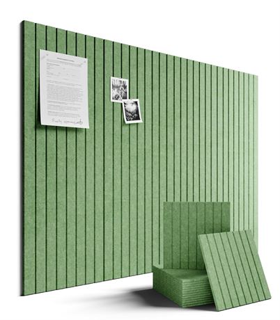 Large Felt Bulletin Board 48" x 36" Cork Board Alternative-12 Pack with 70 Safe