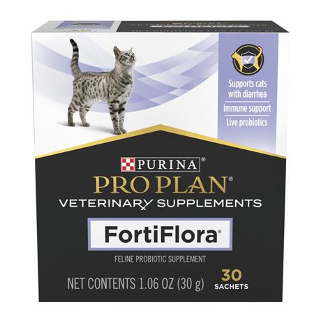 Purina Pro Plan Veterinary Supplements FortiFlora Cat Probiotic Supplements for