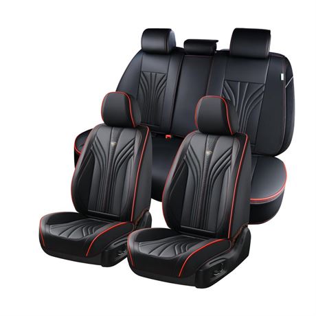 Car Seat Covers Full Set, 5 Seats Universal Seat Covers for Cars, Waterproof