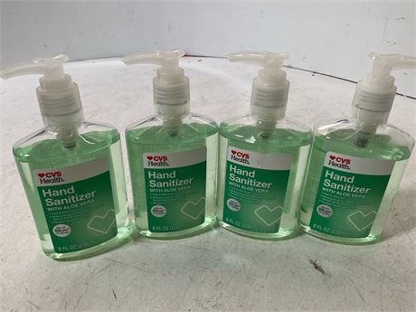 hand sanitizer 8 fl oz /4 bottles