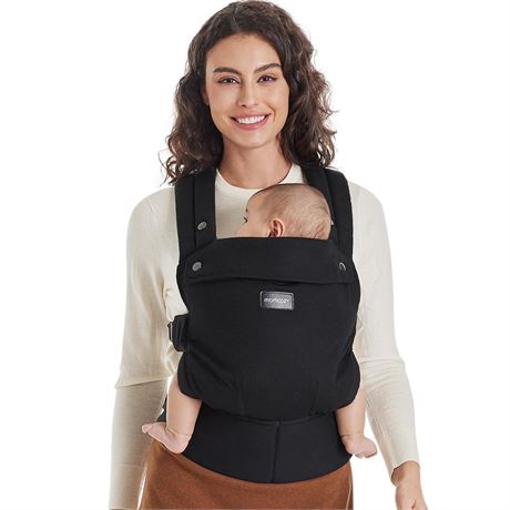 Momcozy Baby Carrier - Ergonomic, Cozy and Lightweight Carrier for 7-44lbs,