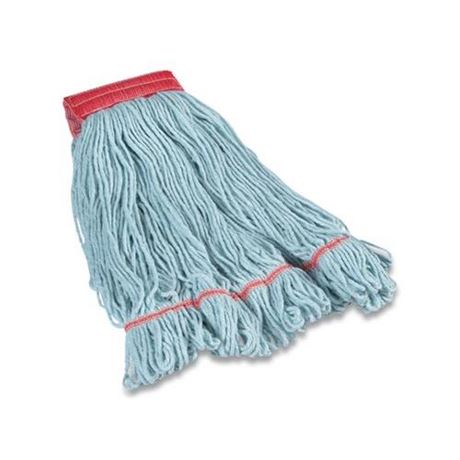 COASTWIDE Looped-End Wet Mop Head Large Recycled PET 5  Headband Blue CW57754