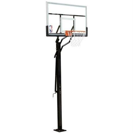 OFFSITE NBA 54  in-Ground Basketball Hoop with Tempered Glass Backboard
