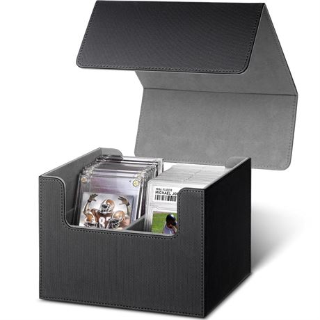 Graded Card Storage Box for 50 Screw Trading Cards,2 Rows Deck Trading Cards