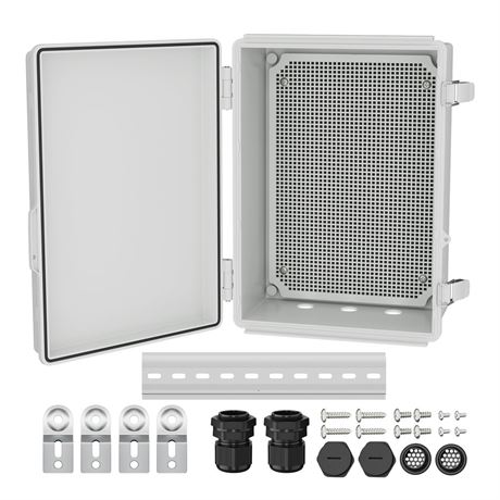 Joinfworld 14X10X6 Waterproof Junction Box Plastic Outdoor Weatherproof Box