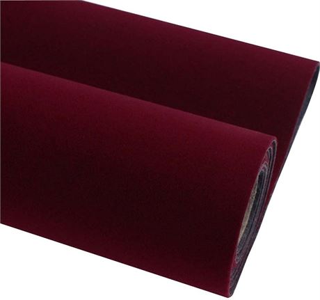 Self Adhesive Velvet Flock Contact Paper Liner for Jewelry Drawer 17.7" x 117"