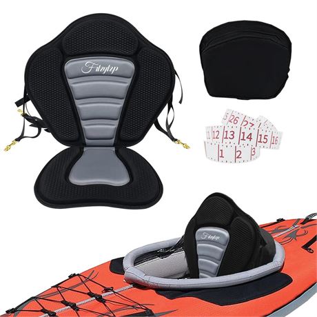 Kayak Seats - Premium Canoe Seat with Back Support, Thickened Kayak Seats,SUP