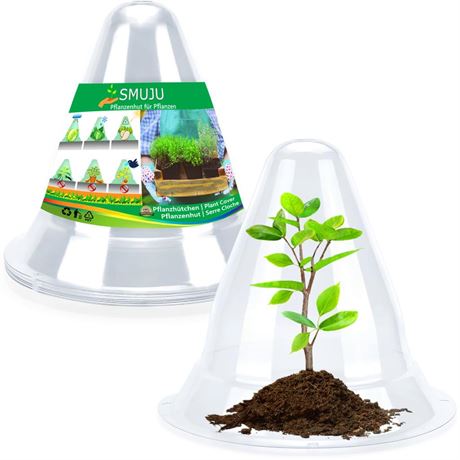 【10 Pieces】 Garden Cloches for Plants, Large Plant Covers Plant Protectors