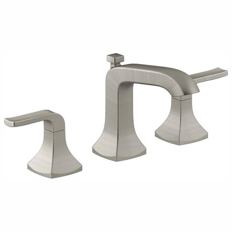 KOHLER Rubicon 8 in. Widespread 2-Handle Bathroom Faucet in Vibrant Brushed