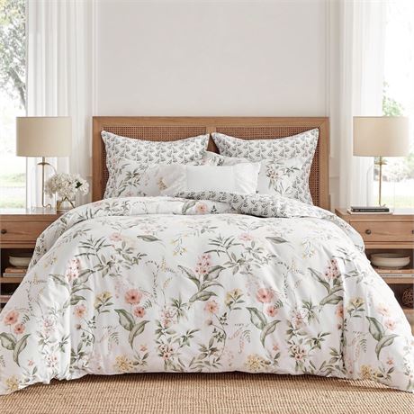 Levtex Home - Viviana Duvet Cover Set - Full/Queen Duvet Cover (90 x 94in.) +