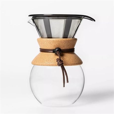 Bodum 8 Cup / 34oz Pour Over Stainless Steel Filter Coffee Maker